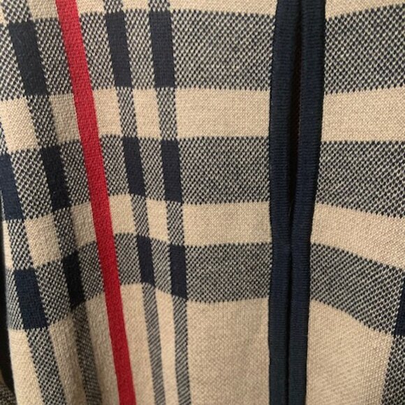 NWT Ann Klein Women's Old Money Classic Preppy Heritage Plaid Duster - Size M - Picture 2 of 6